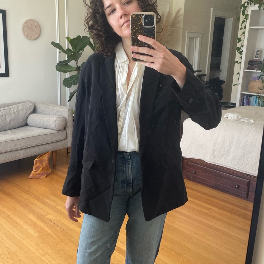 Everlane Women's Easy Blazer, Black, size 2